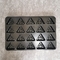 20 حفره مثلث سیلیکونی قالب کیک PFA پوشش نچسب