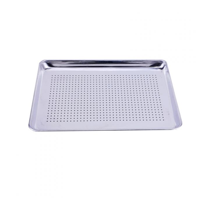 Rk Bakeware China-40855 Half Sized 18 Gauge Glazed 12 7/8" X 17 3/4" Wire in Rim Aluminum Sheet / Bun Pan