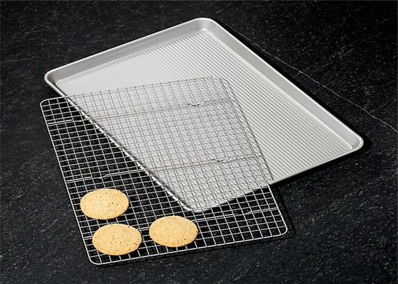 RK Bakeware چین حجم کامل 18X26 اینچ تجارت آلومینیوم بشقاب کوکی پخت و پز