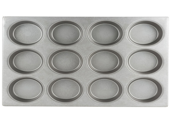 RK Bakeware China-Mackies Slicone Glazed Pecan Roll/Jumbo Muffin Pan (پنجره نان کباب چینی با سیلیکون)
