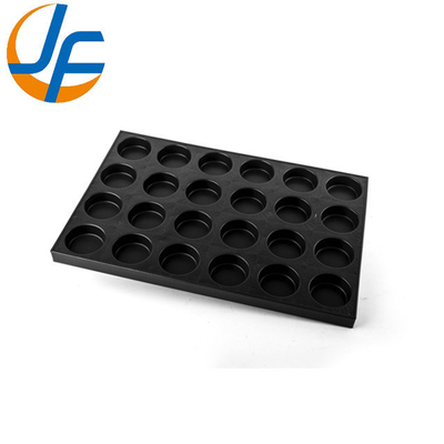 RK Bakeware China Foodservice NSF 24 فنجان 7 اونس شیشه ای آلومینیزه شده فولاد جامبو مافین پان / کیک پان