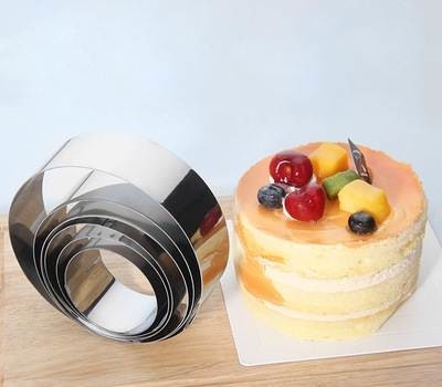 RK Bakeware China Foodservice NSF قالب کیک قابل تنظیم حلقه نان پخت کوچک قالب کیک پان