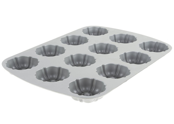 RK Bakeware China Foodservice NSF 12 کمپارتمان Bundtlette آلومینیوم کلوچه کیک کلوچه کیک درجه تجاری