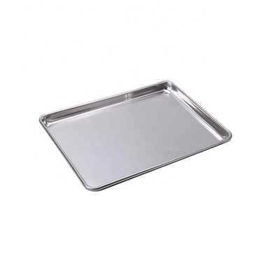 تجاری 10'*6'*1' 0.8mm مستطیل نان پختن سینی برگر یا همبرگر یا هوت داگ نان پختن تنباکو آلومینیوم نان تنباکو