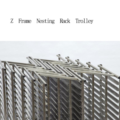 Rk Bakeware چین-فولاد ضد زنگ تولید نانوایی برای Z Frame Nesting Rack Trolley