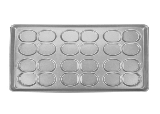 RK Bakeware China Foodservice NSF 24 Mold استیل آلومینیوم دار استیل دسته بندی شده هامبرگر بن تراک کفن بالا / کوکی پین