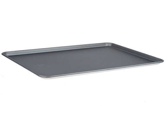 RK Bakeware China Foodservice NSF 16 Gauge Aluminum Baking Tray، 18&quot; X 26&quot; سیم در ریم آلومینیوم بن / ورق پان