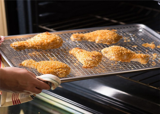 RK Bakeware چین شیشه ای نصف اندازه ورق آلومینیوم پان نان نان نان