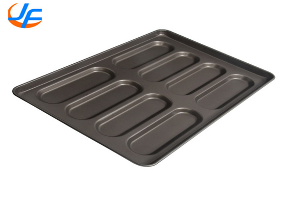 RK Bakeware China Custom Nonstick Aluminized Steel Hot Dog Sheet Bun Pan Tray برای پخت و پز