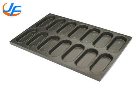 RK Bakeware چین خدمات غذایی آلومینیوم شکل بیضوی کلوچه پخت و پز مربع کلوچه