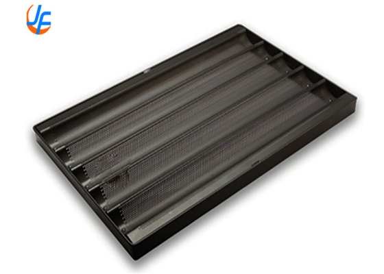 RK Bakeware China Foodservice 5 ردیف آلومینیوم نان استیک باگوت سوراخ شده