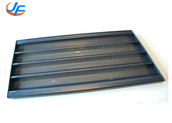 RK Bakeware China Foodservice 5 ردیف آلومینیوم نان استیک باگوت سوراخ شده