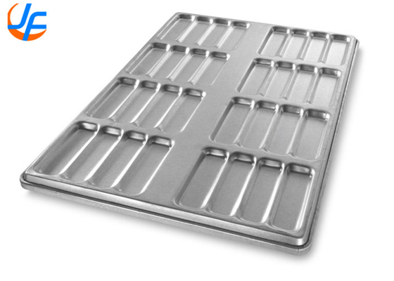 RK Bakeware چین-52435 شیشه ای نان استیک 18 قالب آلومینیزه فولادی هوت داگ بن پان تراک