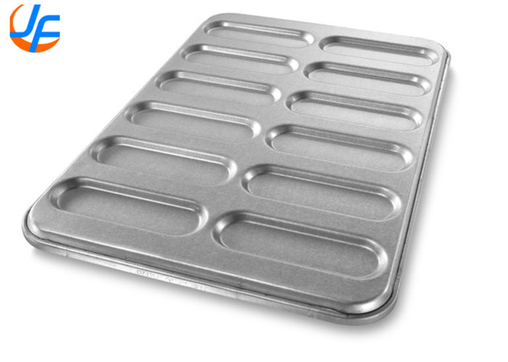 RK Bakeware China Foodservice 22100 گلس شده نیوانگلند آلومینیزه استیل هوت داگ بن پان تراک
