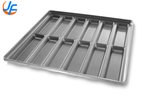 RK Bakeware China Foodservice 22100 گلس شده نیوانگلند آلومینیزه استیل هوت داگ بن پان تراک