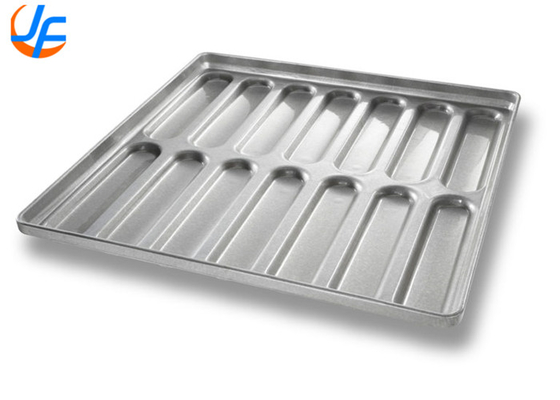 RK Bakeware China Foodservice 22100 گلس شده نیوانگلند آلومینیزه استیل هوت داگ بن پان تراک