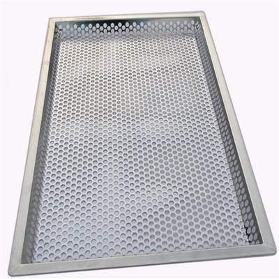 RK Bakeware China Foodservice NSF سفارشی 4 طرف سوراخ 304 فولاد ضد زنگ سینی خشک