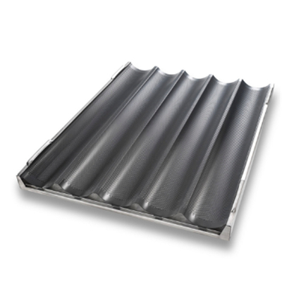 RK Bakeware China Foodservice NSF Hoagie Bun Pan/Slider Bun Pan/Square Ciabatta Roll Baking Tray (پنجره نان های سلائیدر)