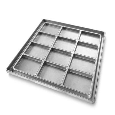 RK Bakeware China Foodservice NSF Glaze Nonstick مستطیل مربع آلومینیوم پیتزا نان پخت