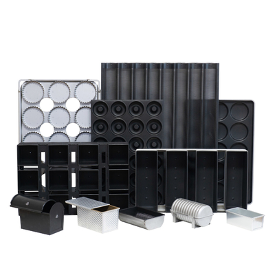 Rk Bakeware China-1200*800 آلومینیوم بیگوت سینی نان استیک برای خط بیگوت مکاترم