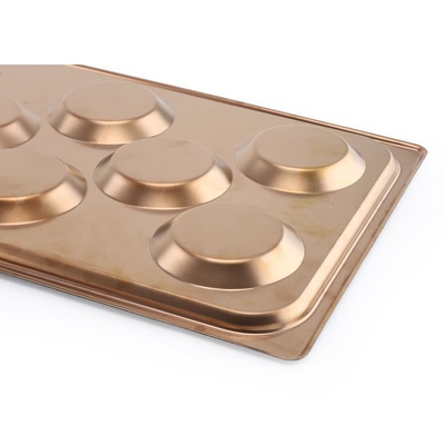 Rk Bakeware China-Rational Combi Oven Gastronorm Gn1/1 آلومینیوم نان استیک برگر تری