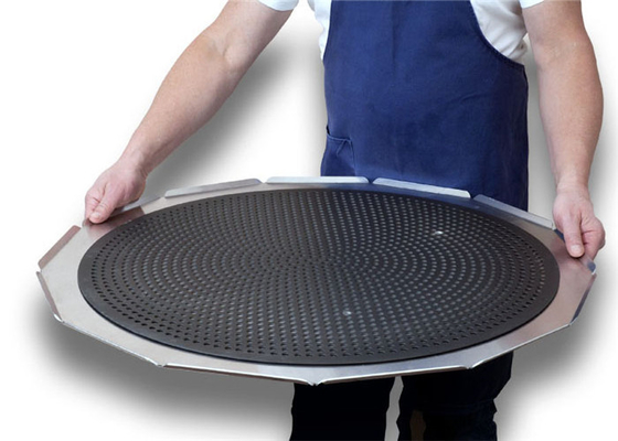 RK Bakeware China-Pizza Hut پان دیسک پیتزا آلومینیومی هارد آنودیزه شده