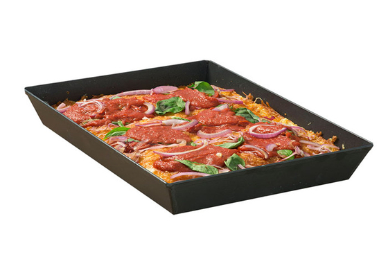 RK Bakeware China Foodservice NSF تجاری سخت پوش آلومینیوم پیتزا پان / دیترویت پیتزا پان 8 &quot;X 10&quot; X 2.38&quot;