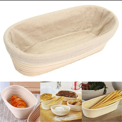 RK Bakeware China Foodservice NSF سبد ضدعفونی کننده رتان طبیعی گرد دست ساز