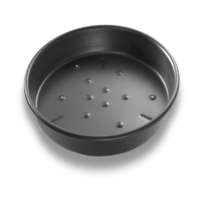 RK Bakeware China Foodservice NSF 9 اینچ آنودیزه آلومینیوم دور پن پیتزا سوراخ شده