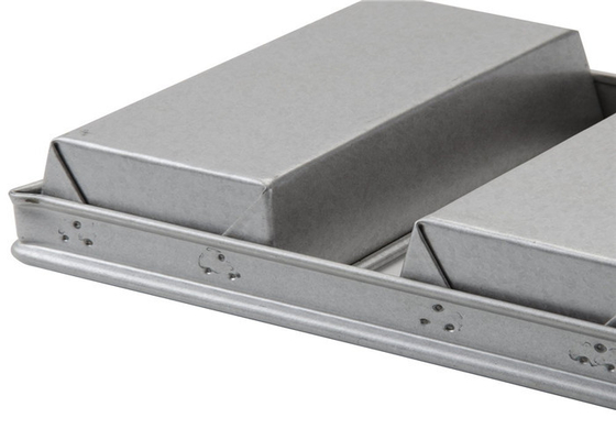 RK Bakeware China Foodservice NSF 4 Straps Pullman Loaf Pans, آلومينيزه شده فولاد نان نان ساندويچ باکس