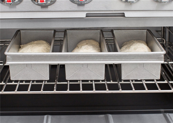 RK Bakeware China Foodservice NSF 3 Strap 800g شیشه ای آلومینیوم Pullman Loaf Pans پن نان