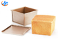 RK Bakeware China Foodservice NSF ظرفیت بزرگ پخت و پز Pullman Pan جعبه تُست با پوشش Pullman bread pan