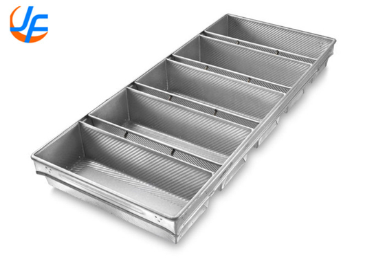RK Bakeware چین-شیکاگو فلزی 4 بند باز بالا پلمن نان پان شیشه ای برای نانوایی عمده فروشی