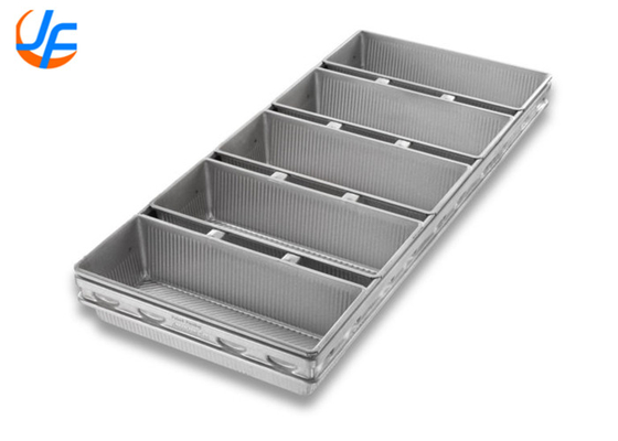 RK Bakeware چین-شیکاگو فلزی 4 بند باز بالا پلمن نان پان شیشه ای برای نانوایی عمده فروشی