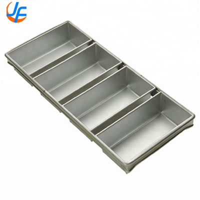 RK Bakeware China- 4 Strap سیلیکون شیشه ای آلومینیوم نان نان/پولمن پان نان نان بسته بندی قالب نان کیک نان نان