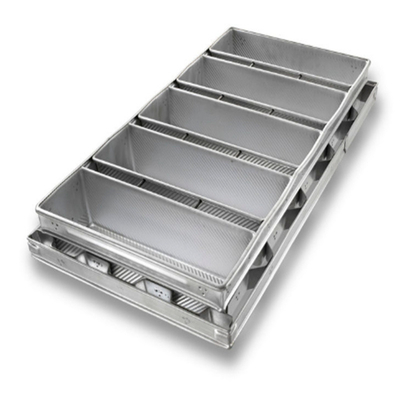 Rk Bakeware چین-شیکاگو فلزی صنعتی 4 بند سیلیکون شیشه ای غیر چسبناک Pullman قالب نان
