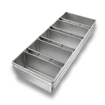 Rk Bakeware China Manufacturer-4 Strap Glazed Aluminized Steel Pullman Pan Pan Pan/ Tank Pan Pan Pan/ Vienna Loaf Pan (پنجره های پخته شده از فلز آلومینیزه شده)