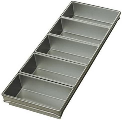 Rk Bakeware China Foodservice 904575 Bakeware Commercial 5 Strap Bread Pan (باکویر های تجاری چین)