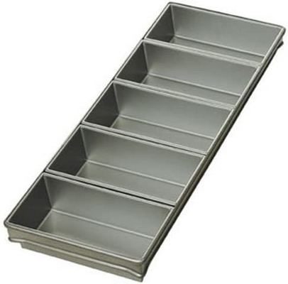 Rk Bakeware China Foodservice 906925 Bakeware تجاری 6 بند نان پان نقره ای