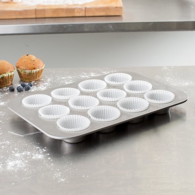 RK Bakeware China-12 Cup 3 Oz Nonstick Muffin Pan Fda سینی های پخت و پز تجاری آلومینیومی