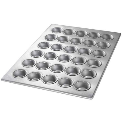 Rk Bakeware China-42754 12 Cup Glazed Aluminized Steel Mini Crown Muffin Pan/ Cruffin Pan/ Cruffin Tray (پنجره های پخت و پز چین-42754)