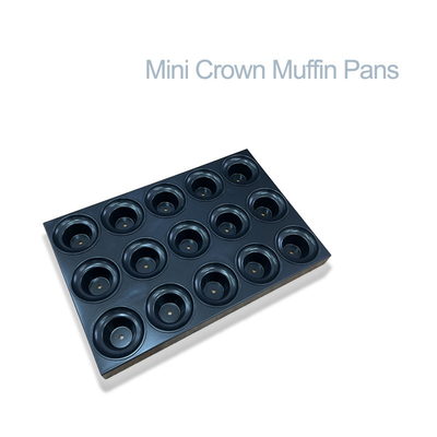 RK Bakeware China Foodservice NSF سفارشی تجاری بدون چسب گلیزه مینی تاج موفین تری