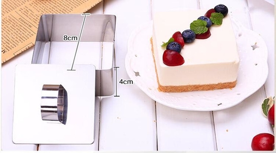 RK Bakeware China Foodservice NSF مربع شکل Mousse Ring حلقه پستی