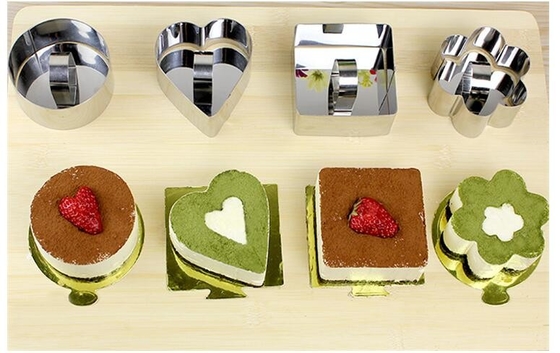 RK Bakeware چین خدمات غذایی NSF حلقه کیک شیرینی حلقه کیک موس