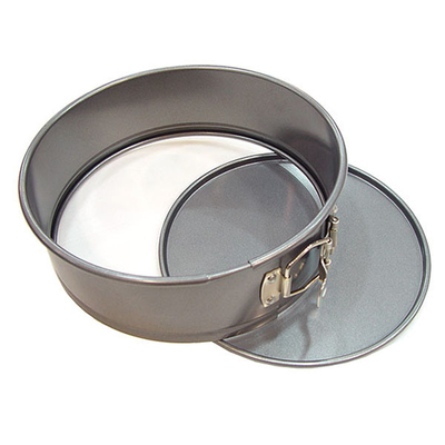 RK Bakeware China Foodservice NSF Tart Quiche پنیر کیک پان / Springform نان پختن پان با رنگ نقره و سیاه