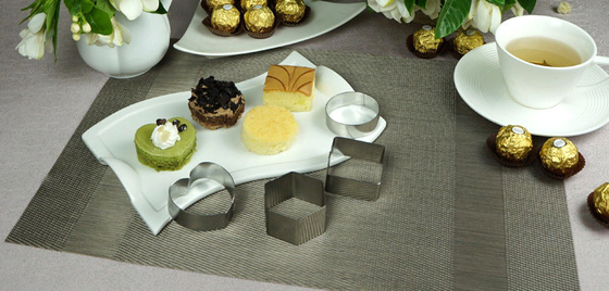 RK Bakeware China Foodservice NSF قالب های پخت و پز نان و حلقه های شیرینی کیک موس