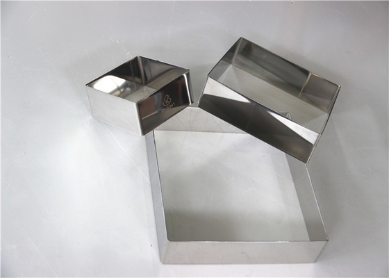 RK Bakeware China Foodservice NSF حلقه کیک مربع فولاد ضد زنگ سفارشی