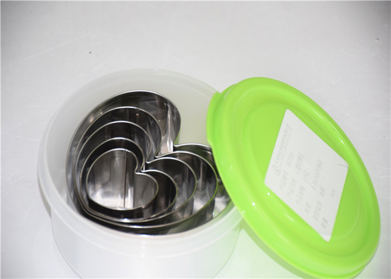 RK Bakeware China Foodservice NSF حلقه کیک موسی از فولاد ضد زنگ، حلقه قلب مربع حلقه موسی دسر