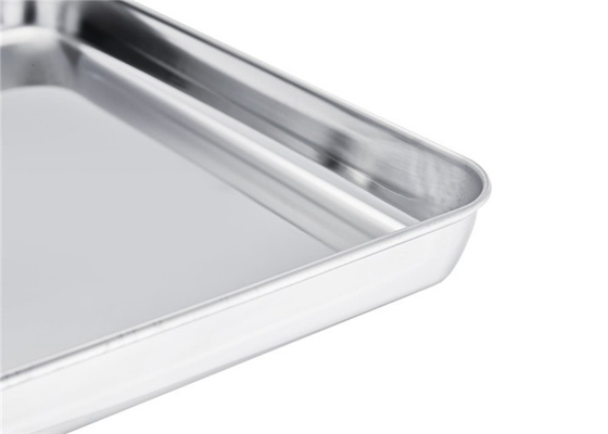 RK Bakeware China Foodservice NSF مستطیل فولاد ضد زنگ پختن سینی پیتزا بسکت نان پختن سینی