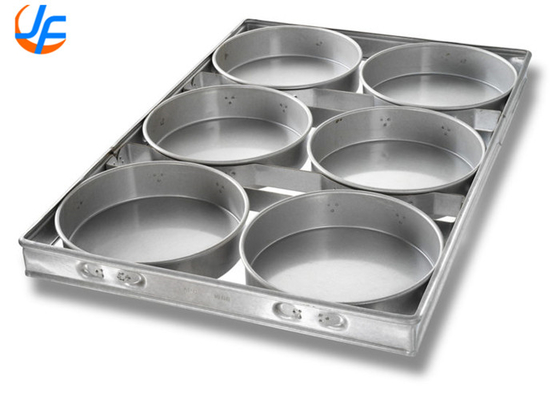 RK Bakeware China Foodservice شیکاگو فلزی 6 بند آلومینیوم گرد پنیر کیک پکیج